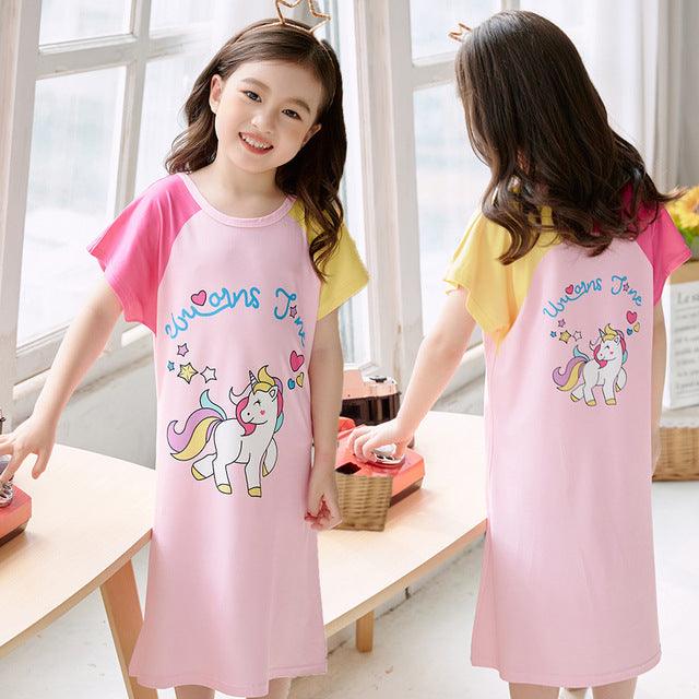 Chemise de nuit licorne large