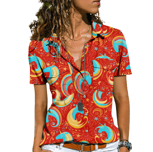 Chemise licorne manches courtes femme