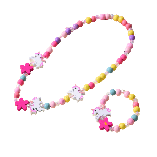 Collier et Bracelet Licorne Pour Fillette - Licorne