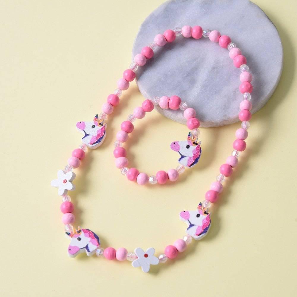 Collier et Bracelet Licorne Pour Fillette - Licorne