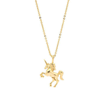 Collier Licorne couleur Or