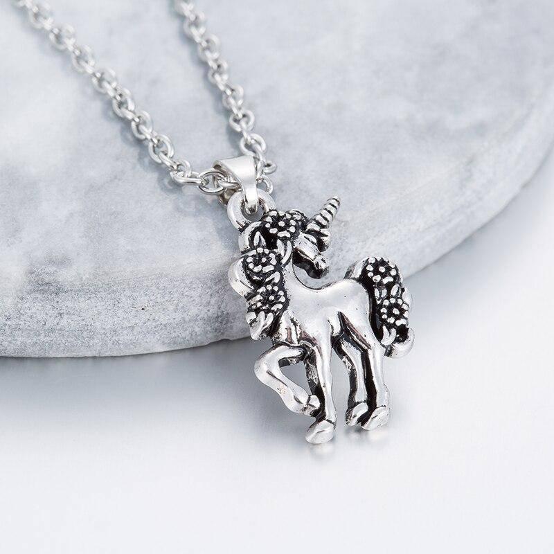 Collier Licorne Zinc - Une Licorne