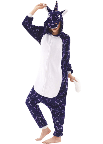 Combinaison licorne bleu foncé