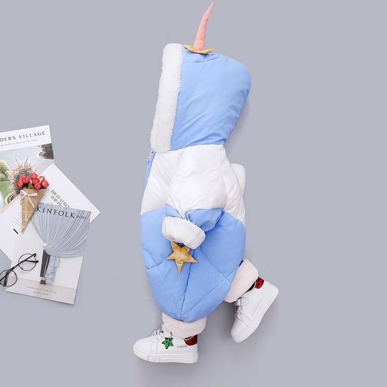 Combinaison Licorne Chaude pour Bébé - Une Licorne