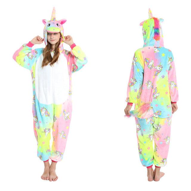 Combinaison licorne fluorescente