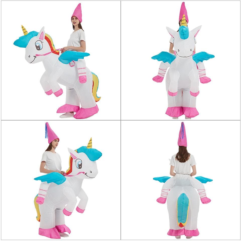 Costume licorne gonflable enfant et adulte - Licorne