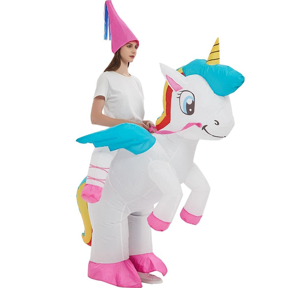 Costume licorne gonflable enfant et adulte - Licorne