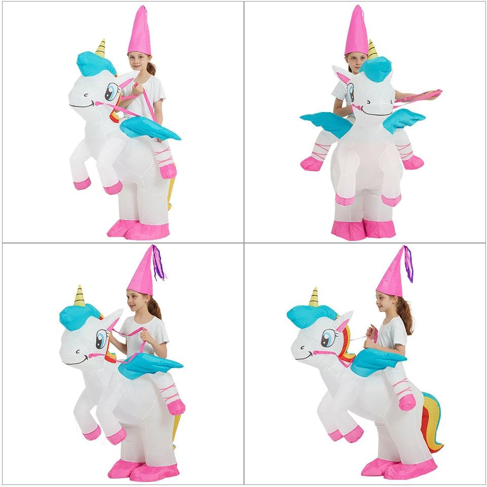 Costume licorne gonflable enfant et adulte - Licorne