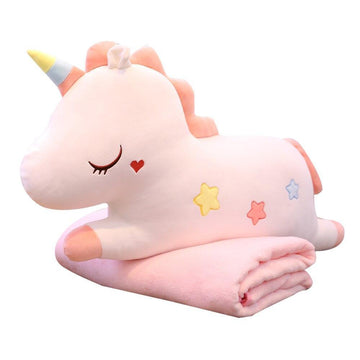 Coussin Licorne Couverture - Une Licorne