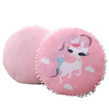 Coussin Licorne Rond - Une Licorne
