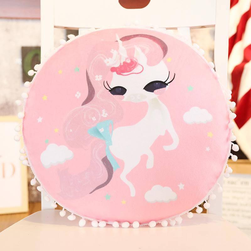 Coussin Licorne Rond - Une Licorne