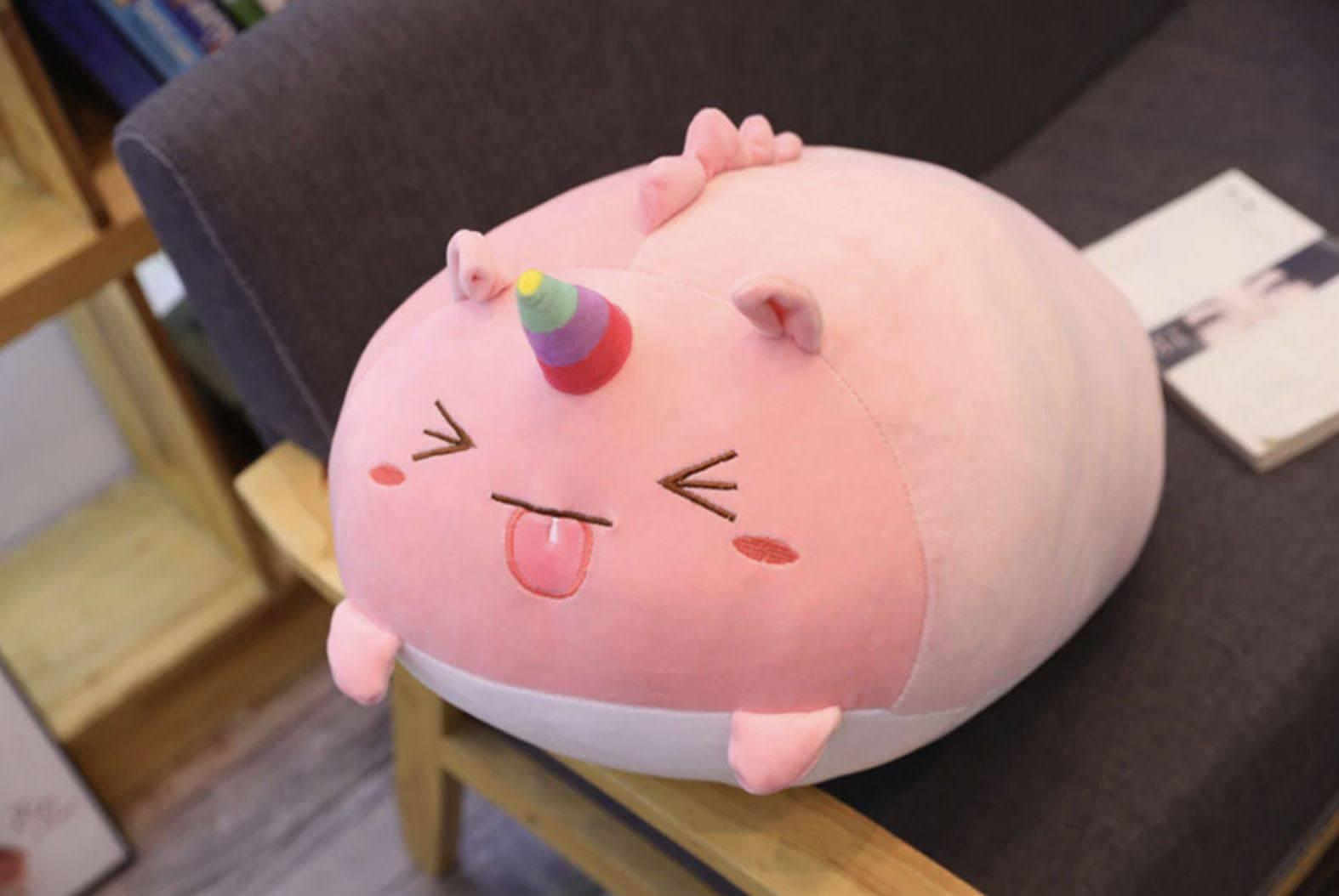 Coussin Licorne<br> Doudou - Une Licorne