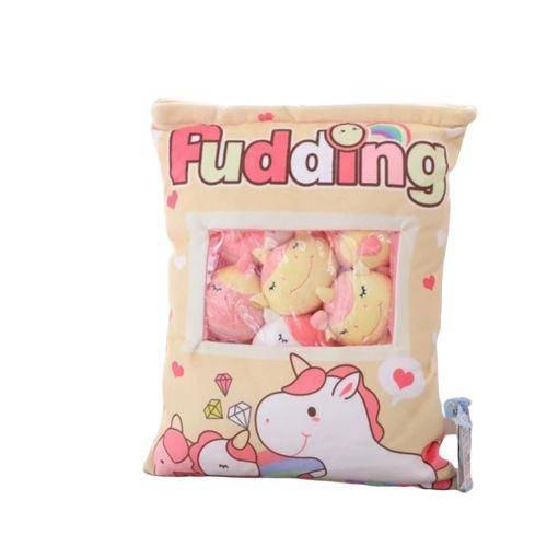 Coussin Licorne<br> Peluches Miniatures Surprises - Une Licorne