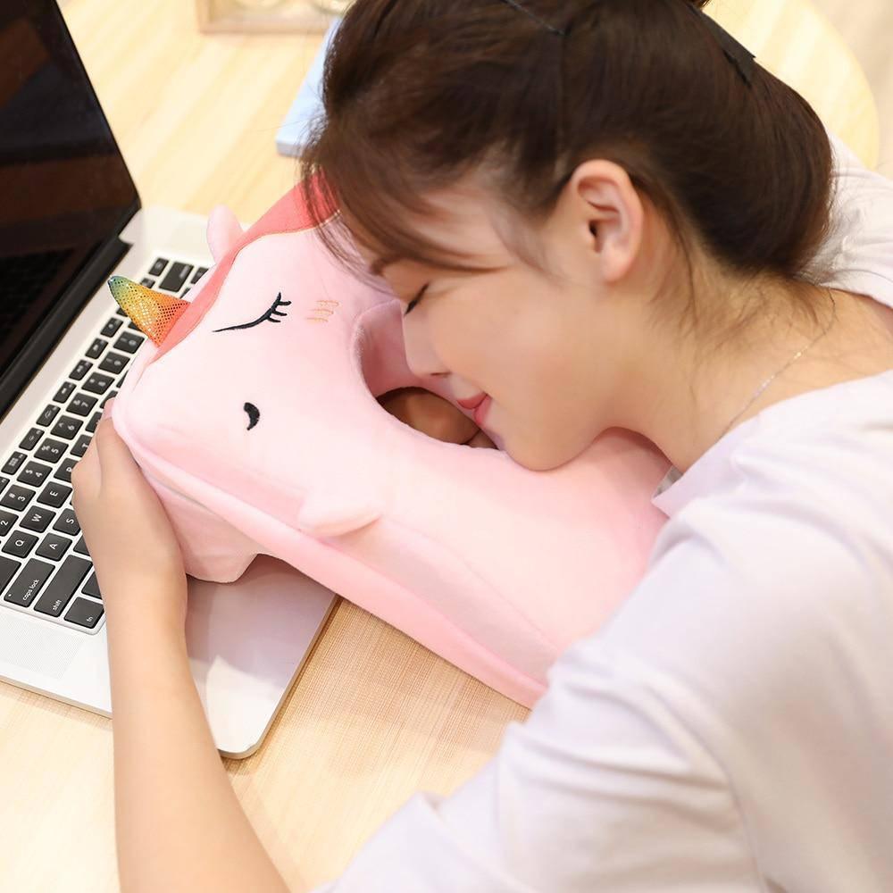 Coussin Licorne<br> Pour l'Avion - Une Licorne