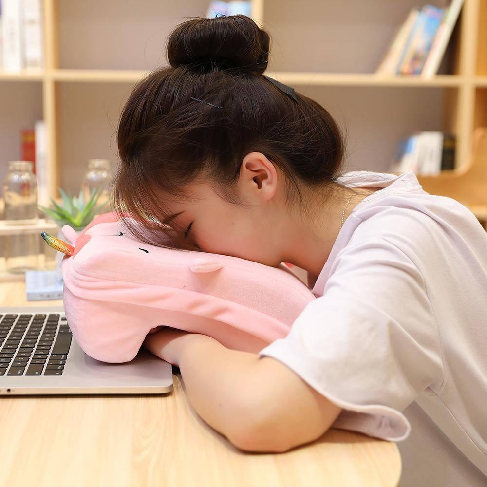 Coussin Licorne<br> Pour l'Avion - Une Licorne