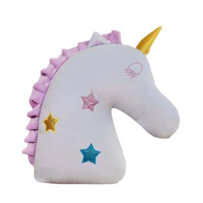 Coussin Tête de Licorne - Une Licorne
