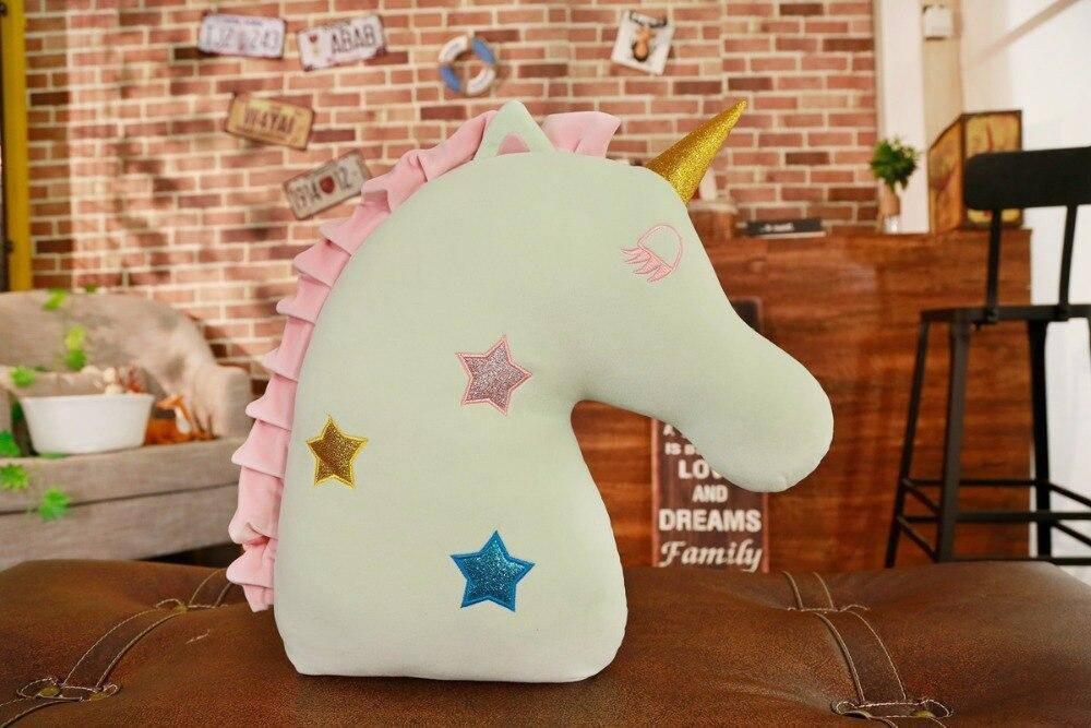 Coussin Tête de Licorne - Une Licorne