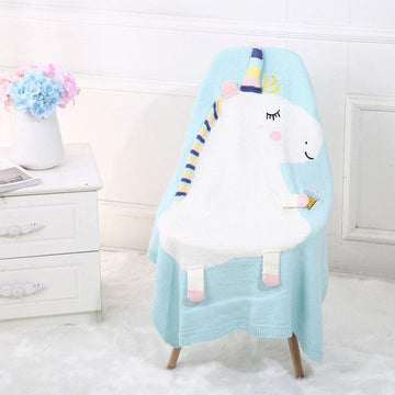Couverture Licorne Tricot - Une Licorne