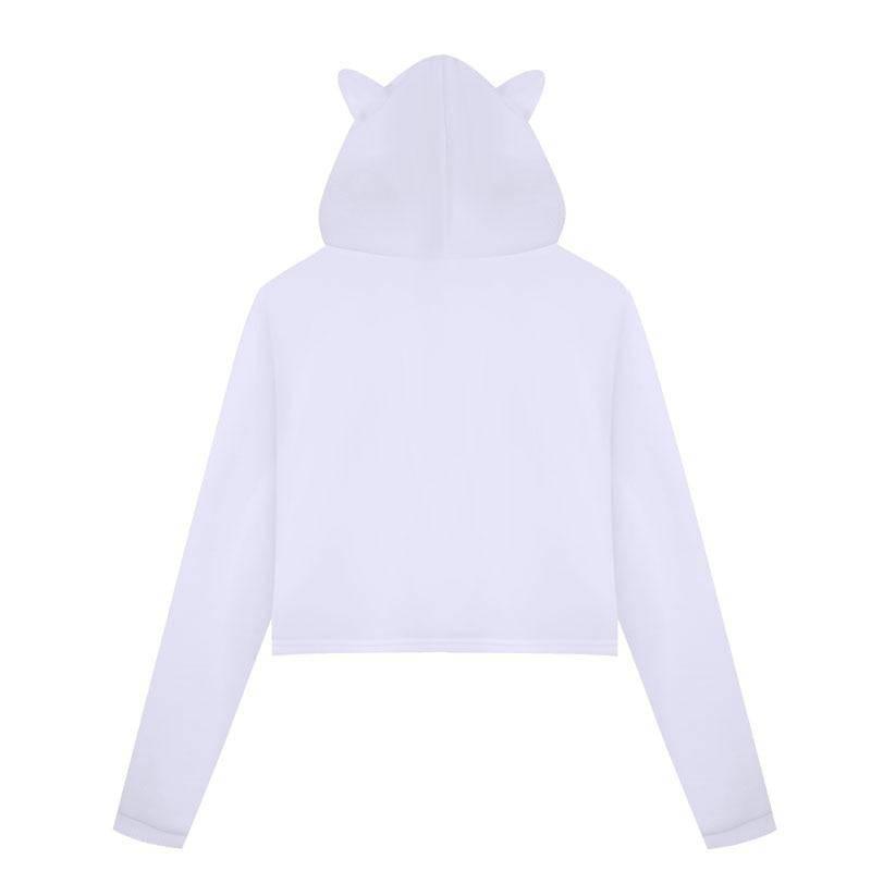 Crop-Top Licorne avec Capuche - Une Licorne