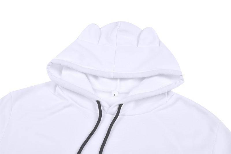 Crop-Top Licorne avec Capuche - Une Licorne