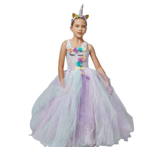 Déguisement robe licorne fille