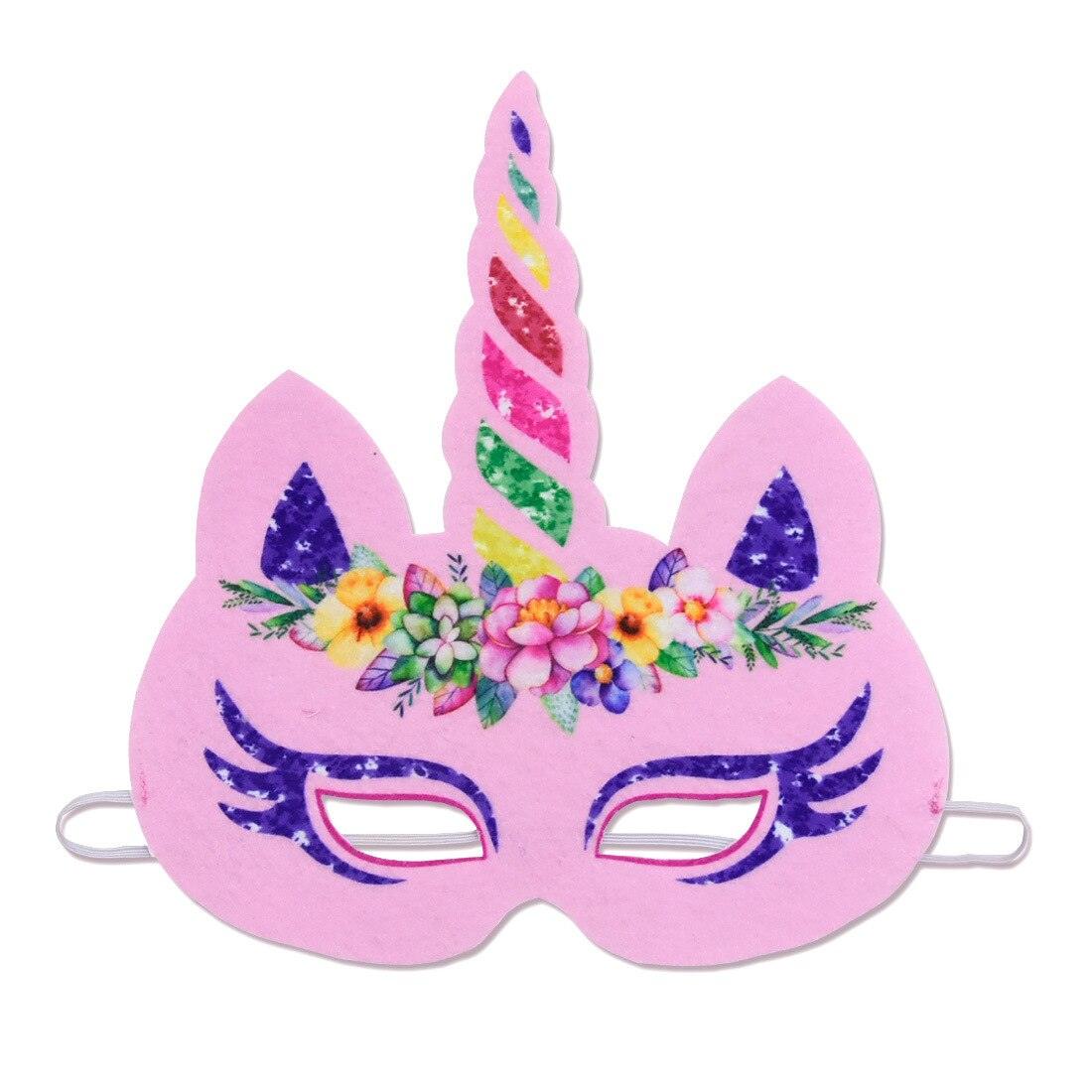 Demi masque déguisement licorne