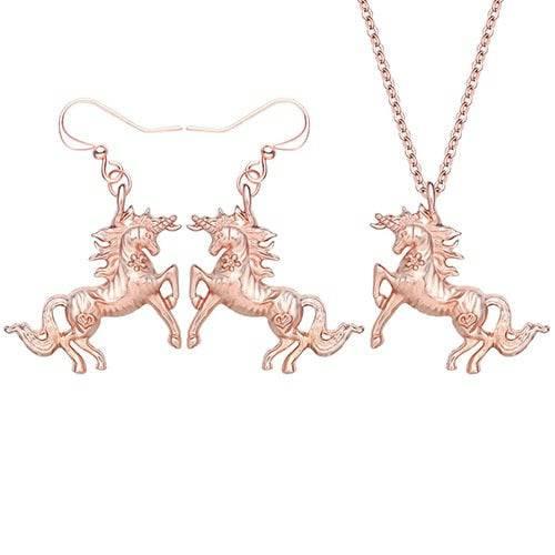 Ensemble Bijoux Licorne En Acier - Licorne