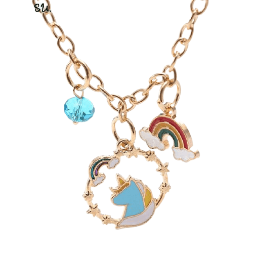 Ensemble Bijoux Licorne Kawaii - Licorne