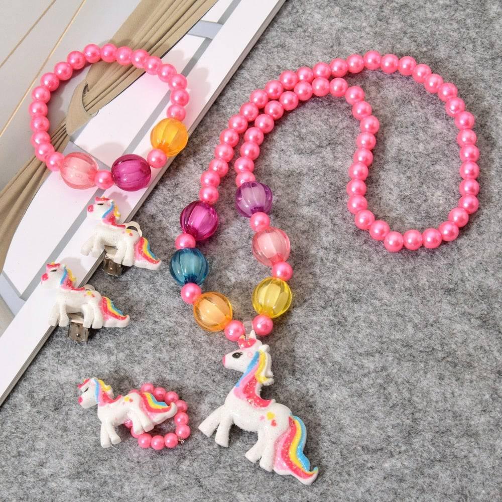 Ensemble Bijoux Licorne Pour Enfant - Licorne