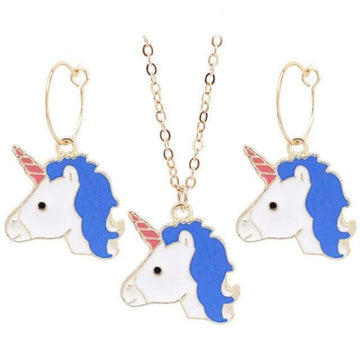 Ensemble Bijoux Tête Licorne - Licorne