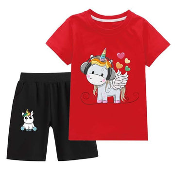 Ensemble sport licorne pour enfants