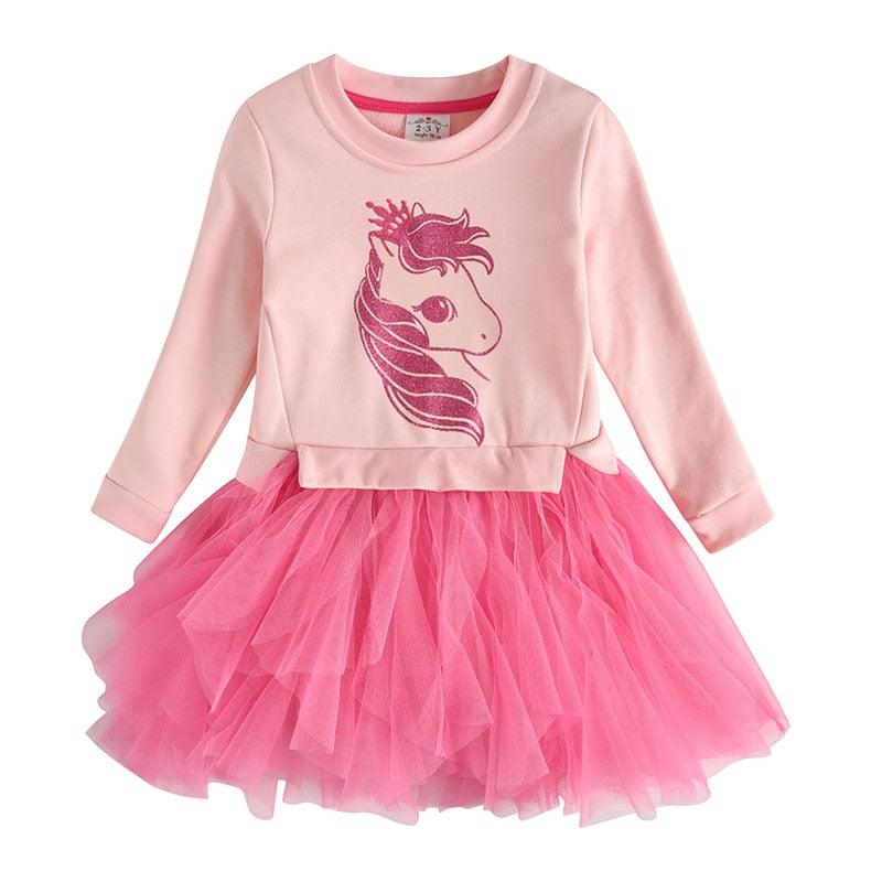 Ensemble Licorne Robe Tutu & Collant Fille - Licorne