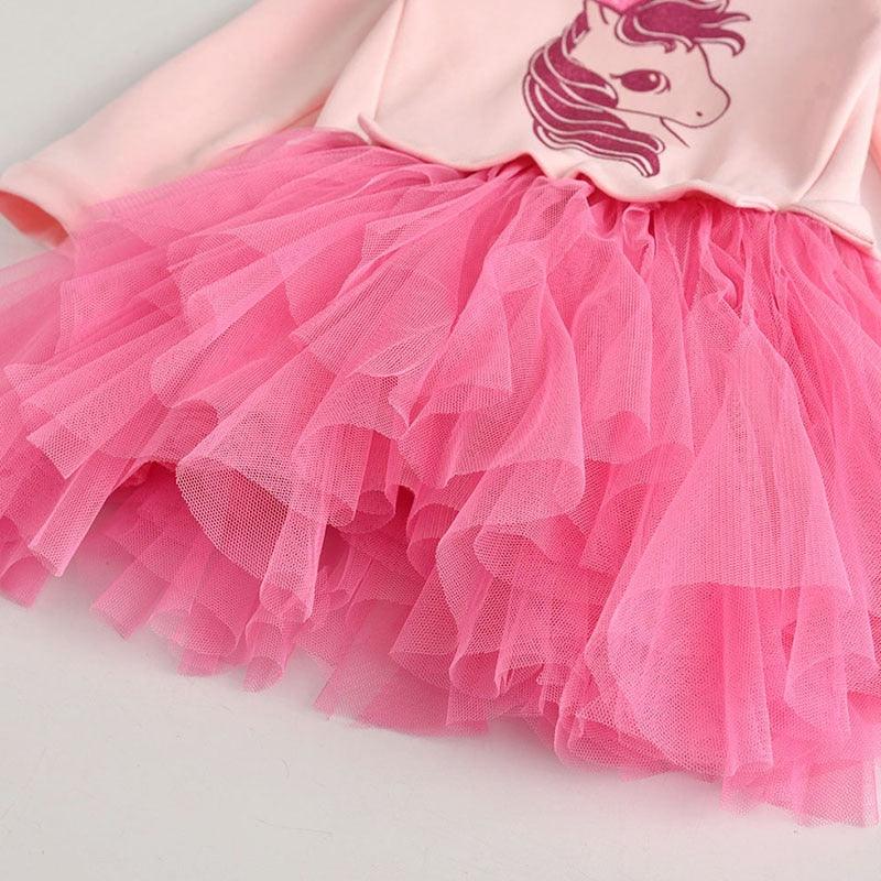 Ensemble Licorne Robe Tutu & Collant Fille - Licorne