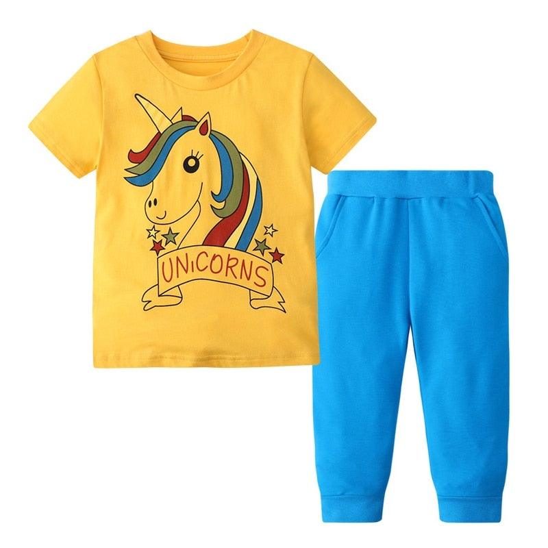 Ensemble licorne t-shirt & jogging garçon