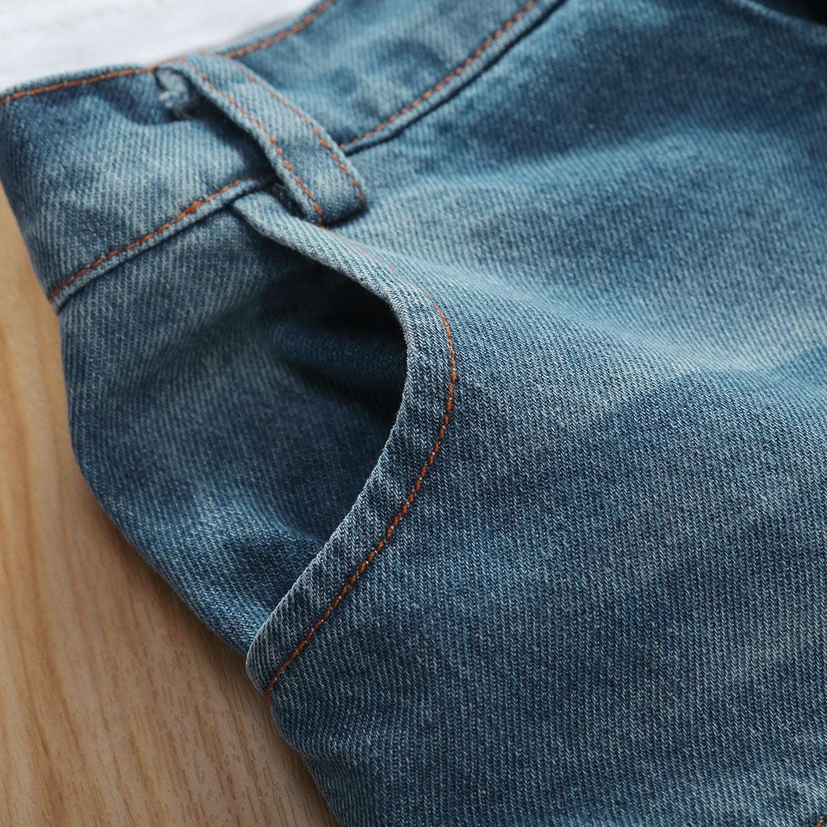 Ensemble Licorne T-shirt & Jupe Denim Fille - Licorne