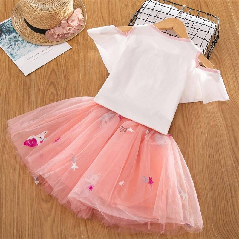 Ensemble Licorne T-shirt et Tutu - Une Licorne