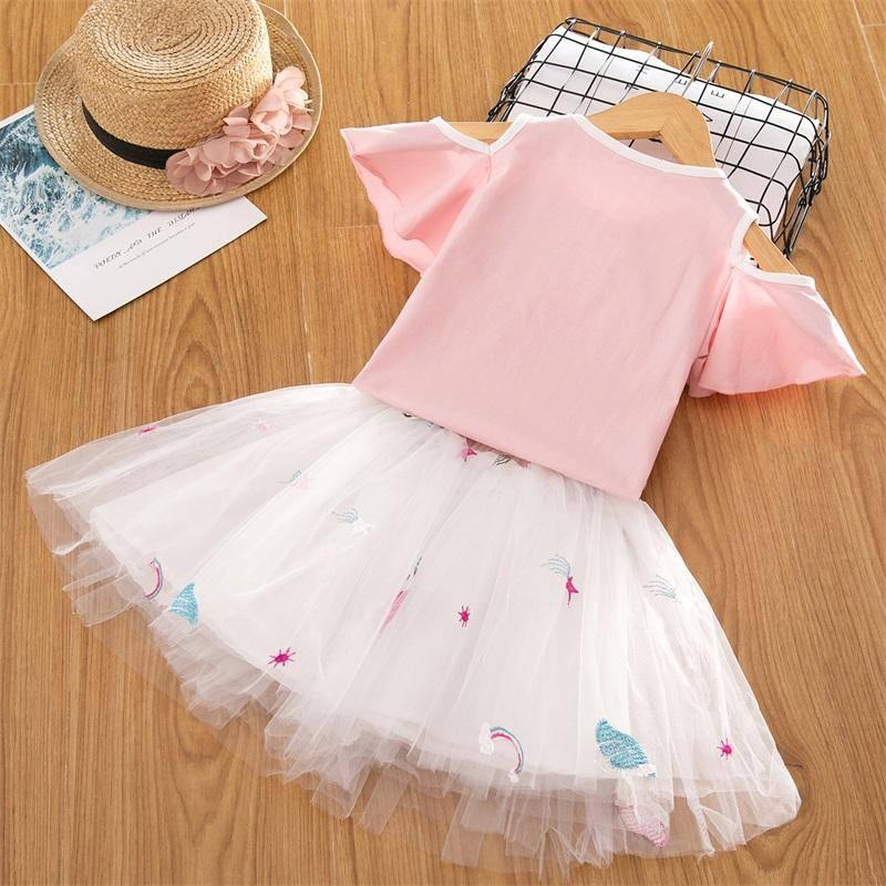 Ensemble Licorne T-shirt et Tutu - Une Licorne