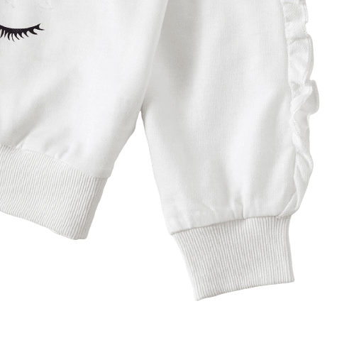 Ensemble Survêtement Licorne Black & White Pour Fille - Licorne