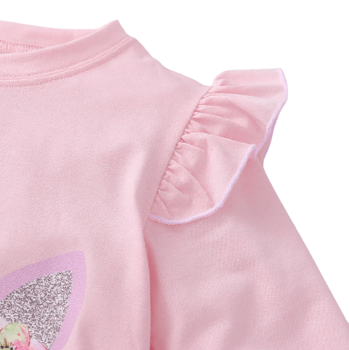 Ensemble Survêtement Licorne Rose Fille - Licorne