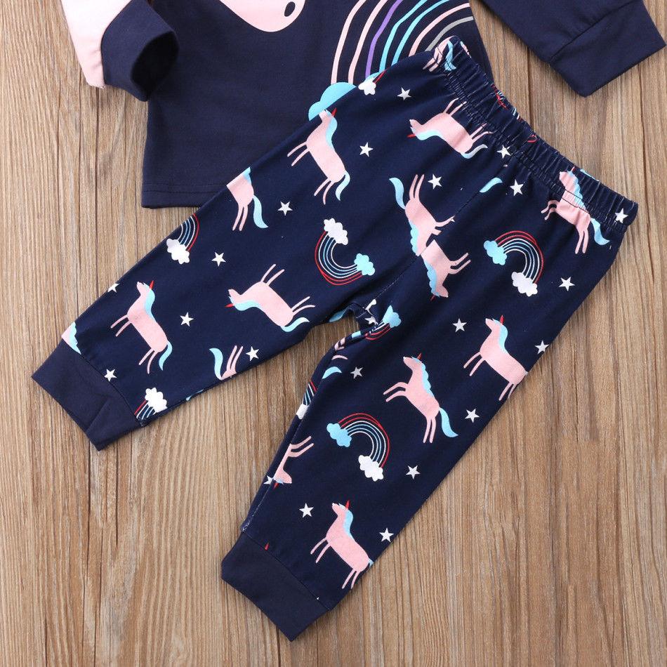 Ensemble Sweat Licorne 3D et Jogging Fille - Licorne