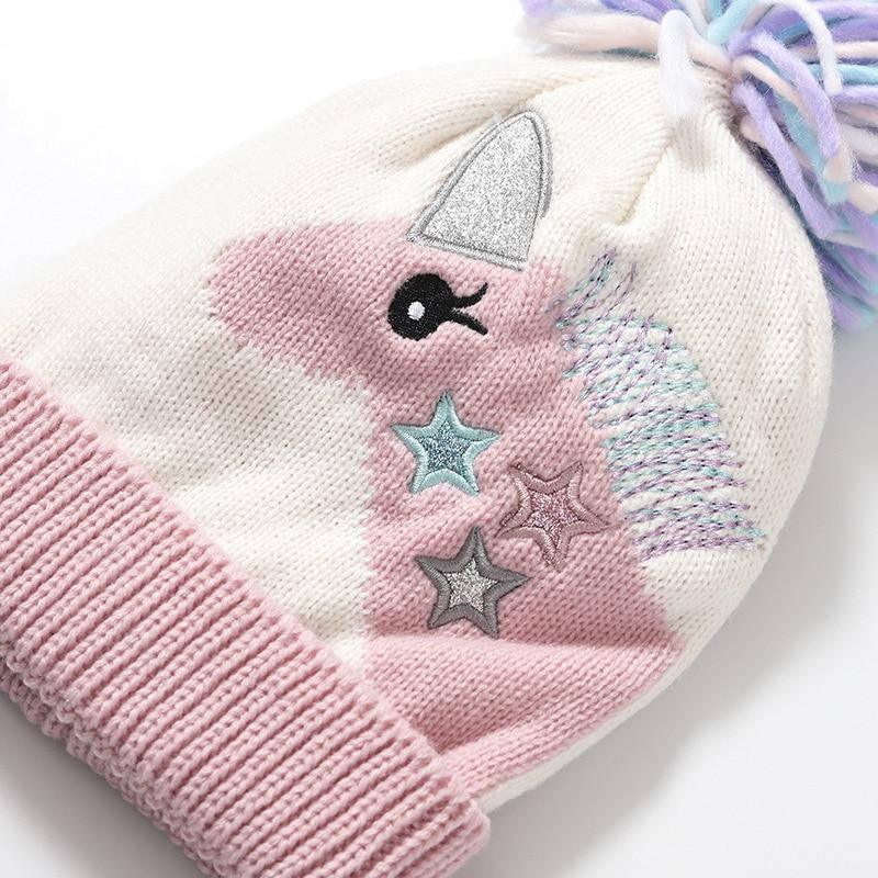Gants et Bonnet Laine Licorne - Une Licorne