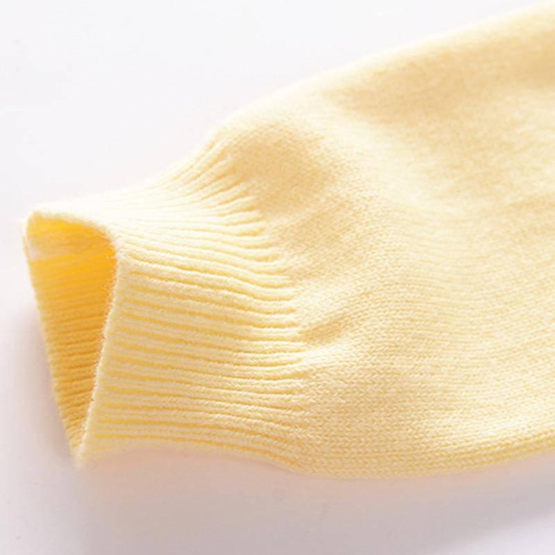 Gilet Licorne Tricot Jaune - Une Licorne