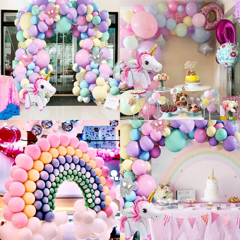 Guirlande ballons décoration licorne - Licorne