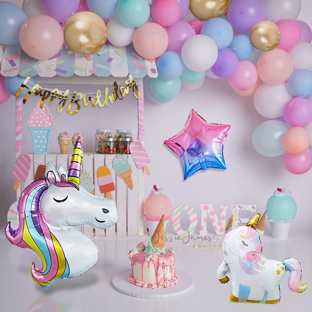 Guirlande ballons licorne magique - Licorne