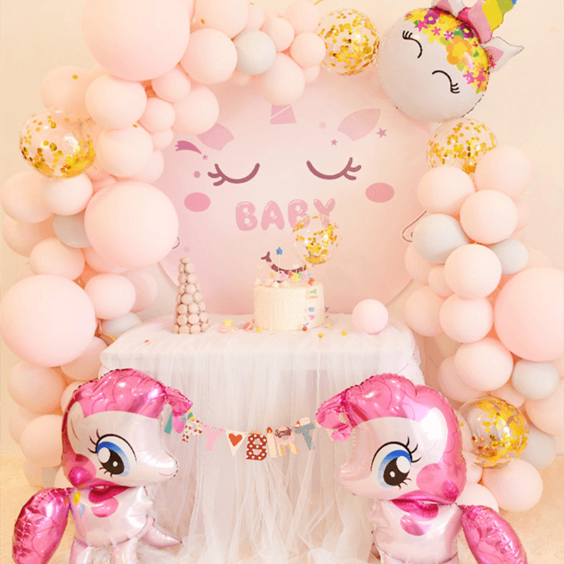 Kit de ballons licornes Saint Valentin