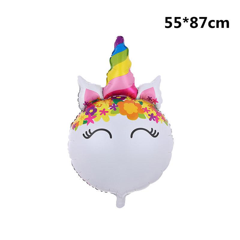 Guirlande ballons licornes Saint Valentin - Licorne