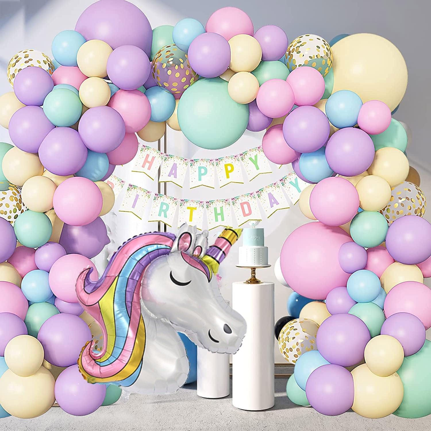Guirlande happy birthday licorne - Licorne
