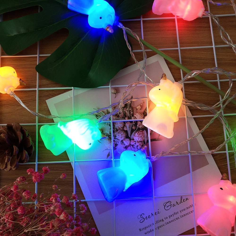 Guirlande licorne 3D lumineuse - Licorne