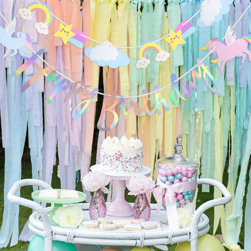 Guirlande licorne en papier - Licorne
