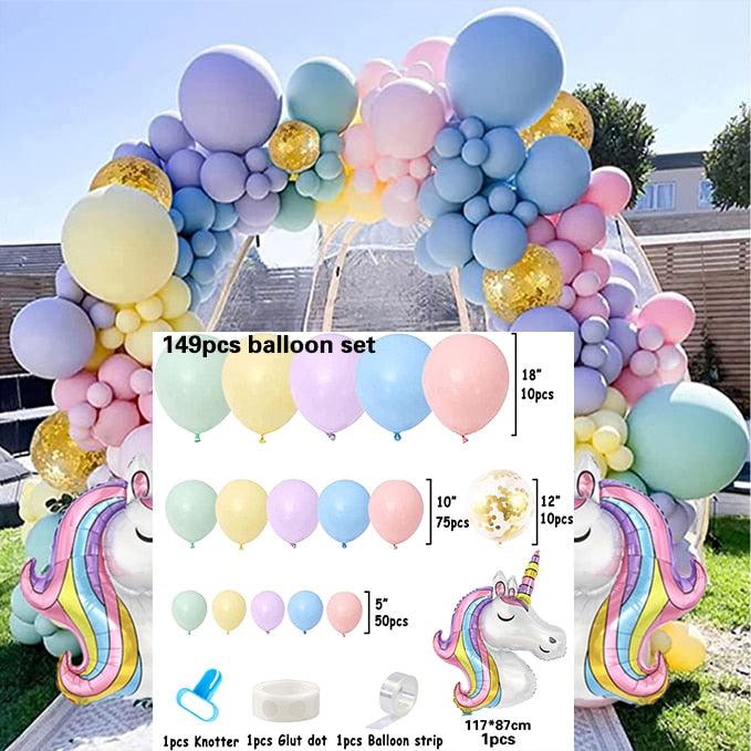 Guirlande licorne gonflable & ballons décoration mariage - Licorne